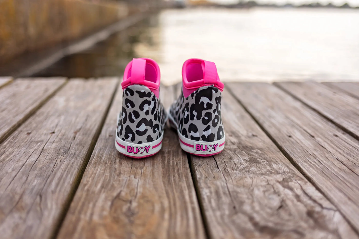 BUOY BOOTS-Kid's ankle boot cheetah print