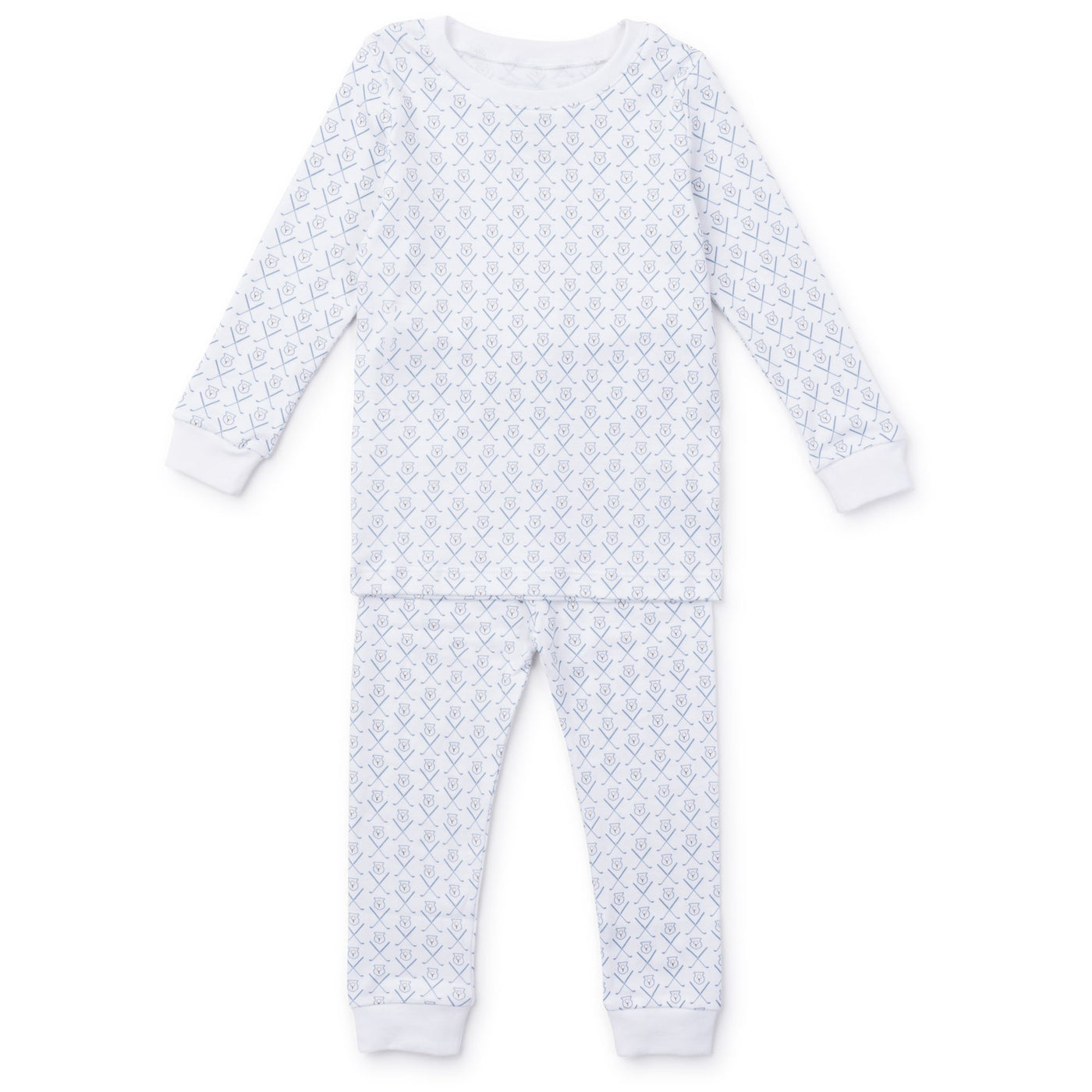 Grayson Pajama Set-Tee Time Blue - Mumzie's Children