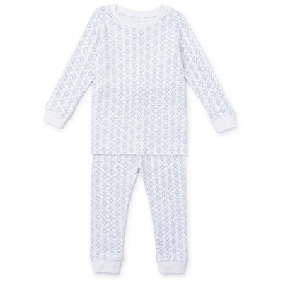 Grayson Pajama Set-Tee Time Blue - Mumzie's Children