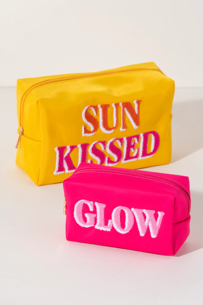 Joy "Sunkissed" Zip Pouch - Yellow