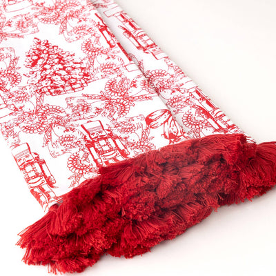 8 Oak Lane - Classic Nutcracker Tassel Kitchen Towel Set