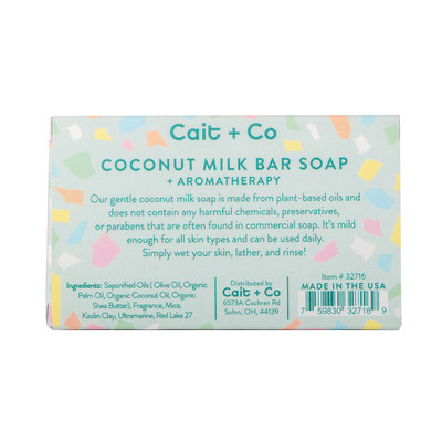 Cait + Co - Turquoise Coconut Milk Bar Soap