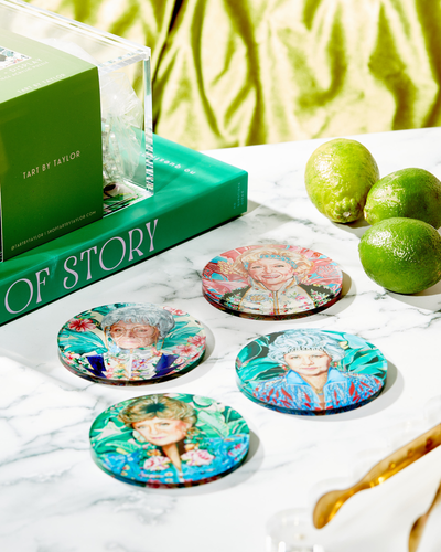 Tart By Taylor - Golden Gals (Set of 4) Coasters
