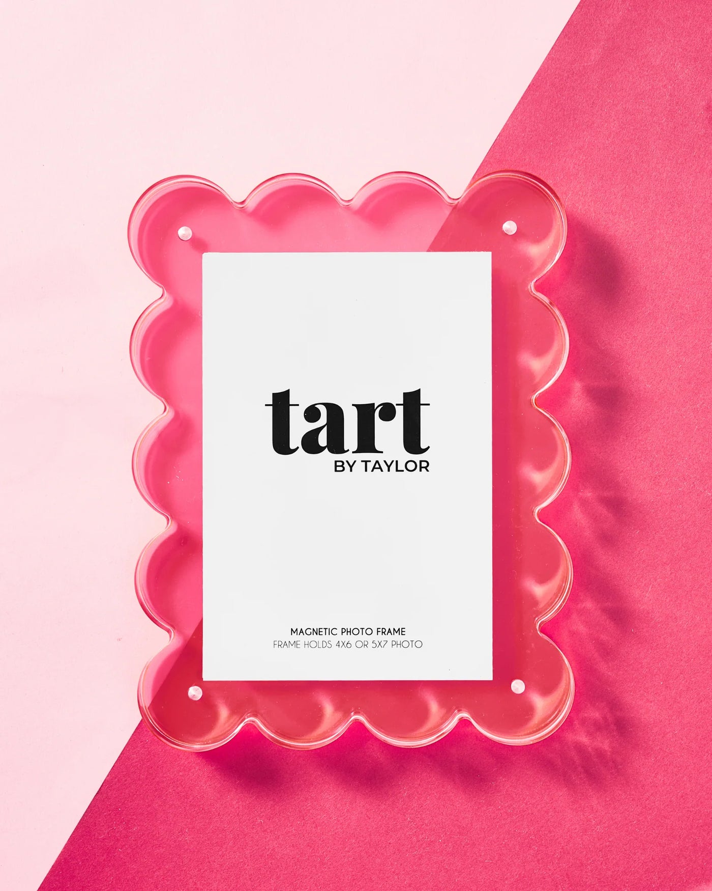 Tart By Taylor - Neon Pink Acrylic Picture Frame