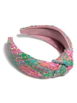 Boucle Knotted Headband - Pink