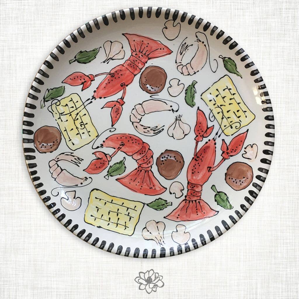 Magnolia Creative Co. - Crawfish Round Platter