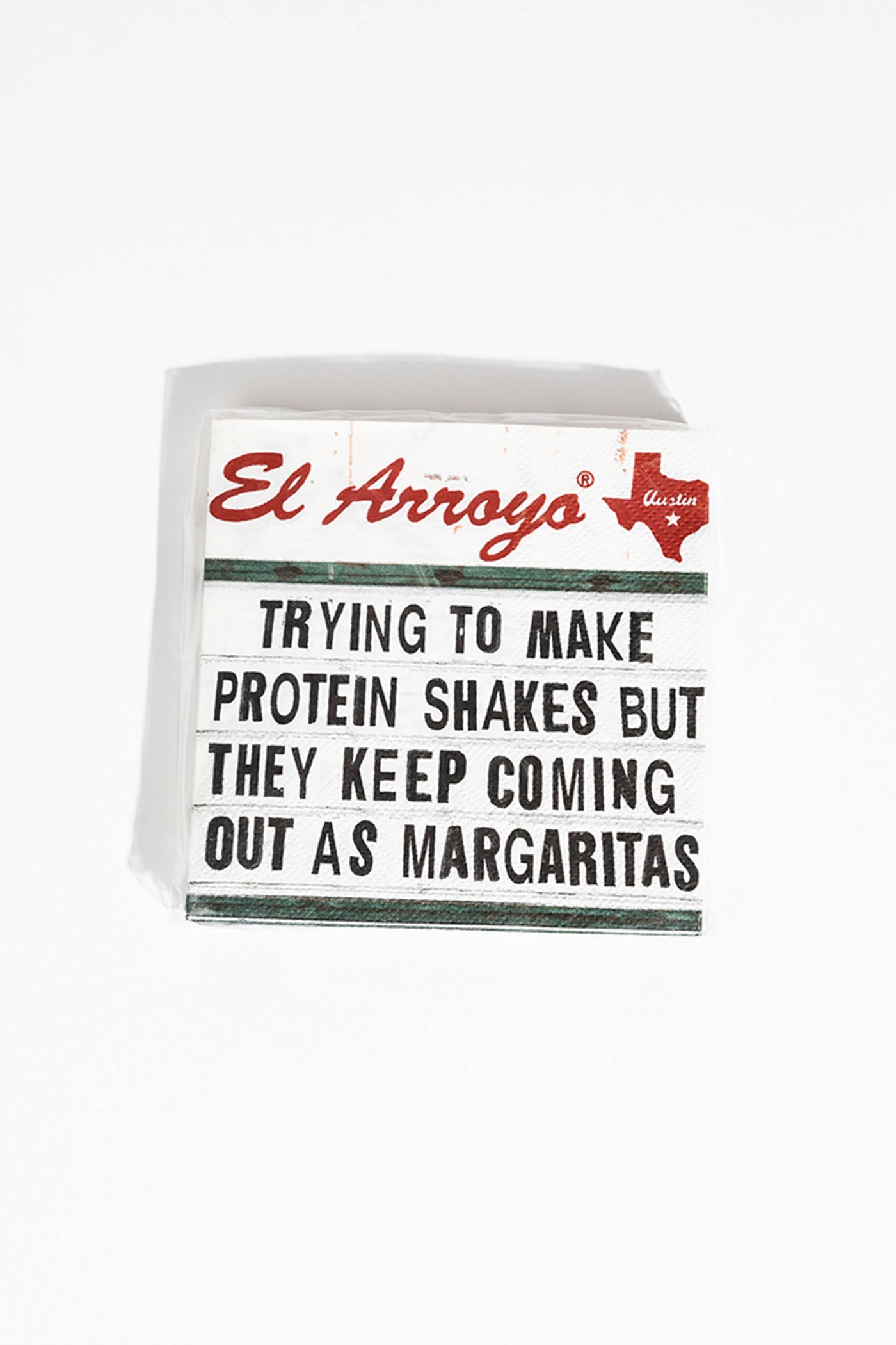 El Arroyo - Cocktail Napkins (Pack of 20) - Protein Shakes