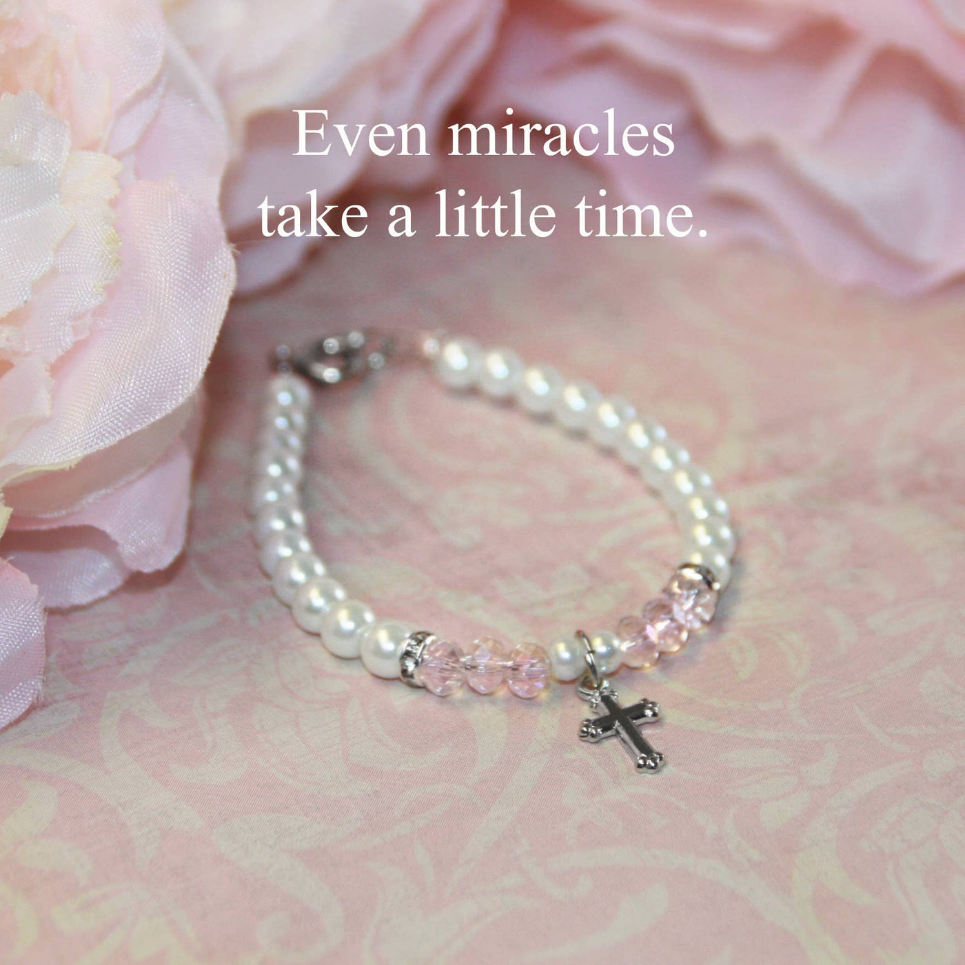 Collectables America - Even Miracles take a little Time Bracelet CJ-164