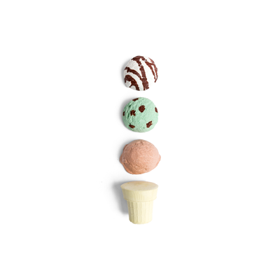 TWEE made for little hands - Maxie's Minty Ice Cream Cone Handmade Sidewalk Chalk