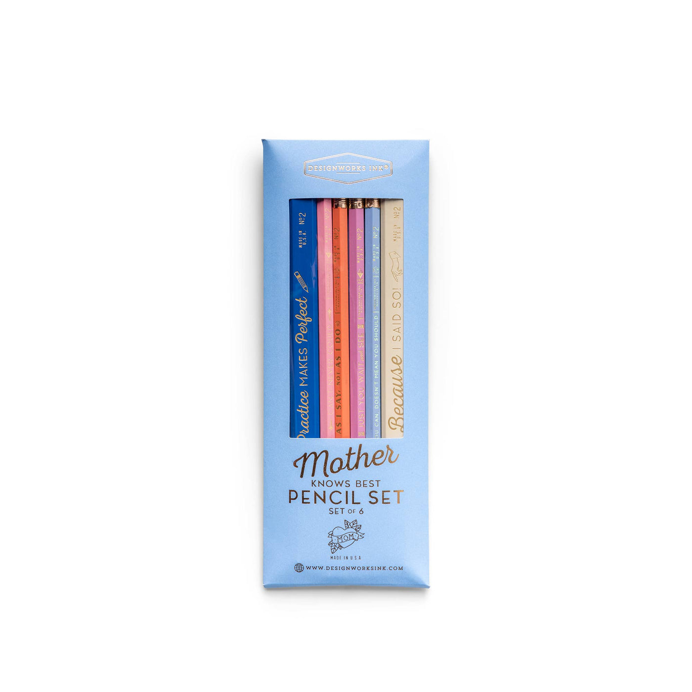 DesignWorks Ink - Mother Knows Best - 2 Carpenter, 4 Hex Pencil Set