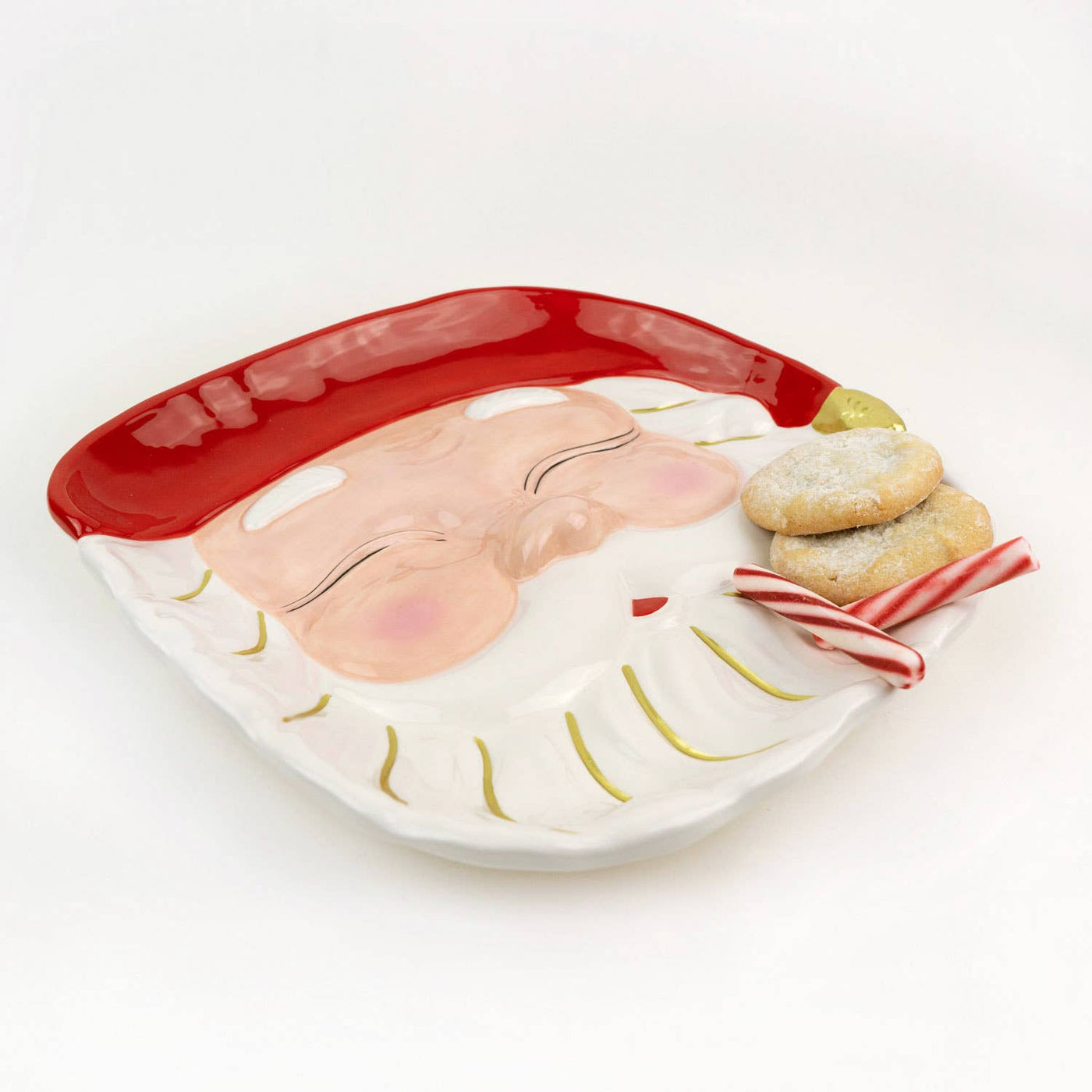 8 Oak Lane - Red Santa Platter