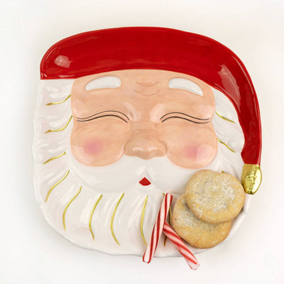 8 Oak Lane - Red Santa Platter