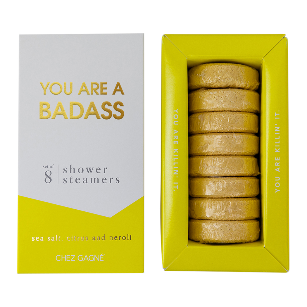 Chez Gagné - You are A Badass - Shower Steamers - Sea Salt, Citrus Neroli