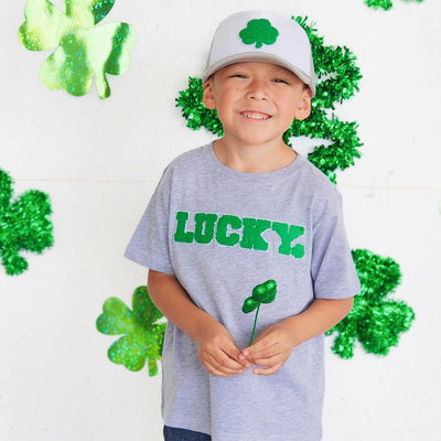 Sweet Wink - Lucky Boy Patch St. Patrick's Day Short Sleeve T-Shirt