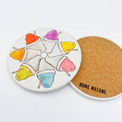 Home Malone - Sno-Ball Wreath Coaster