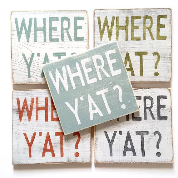 Home Malone - New Orleans Phrases Wood Signs-NOLA Louisiana Southern