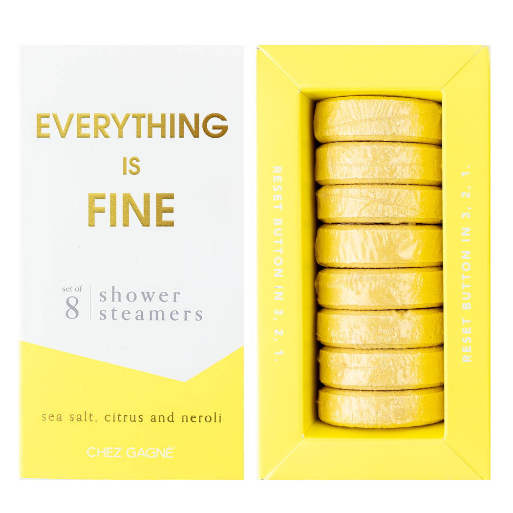 Chez Gagné - Everything is Fine Shower Steamers - Sea Salt, Citrus & Neroli