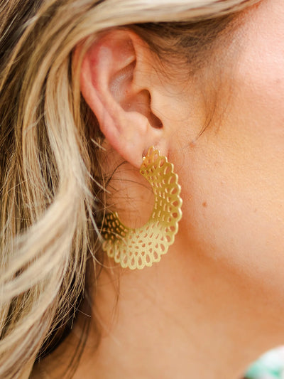 Blake Earrings-Gold