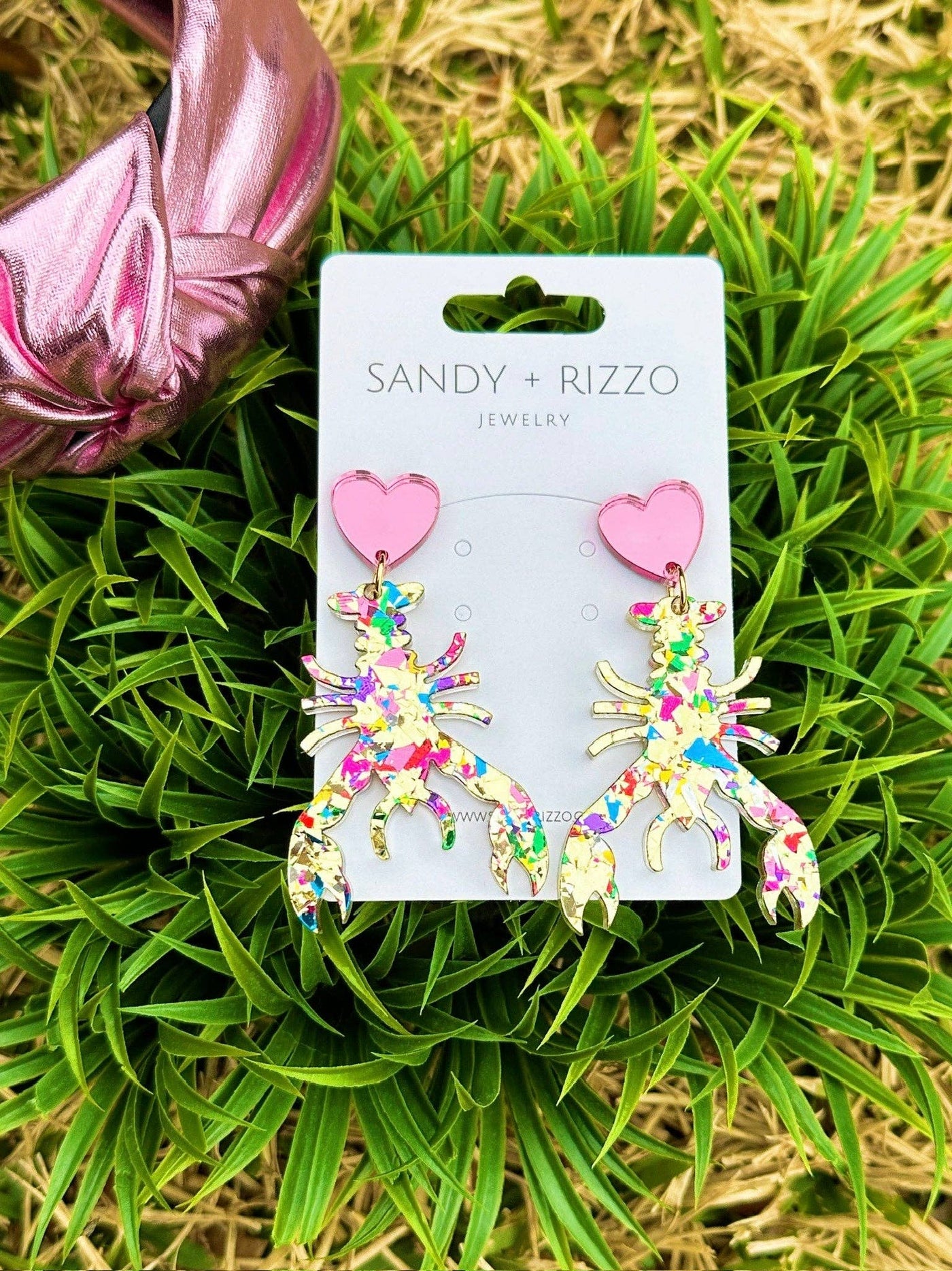 Sandy + Rizzo - Pink Confetti LOVE Crawfish