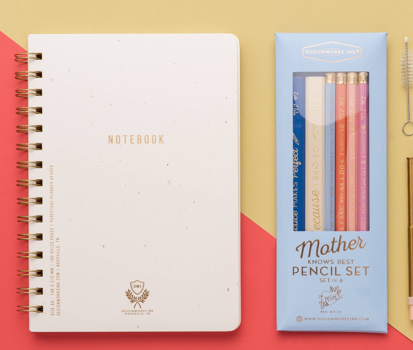 DesignWorks Ink - Mother Knows Best - 2 Carpenter, 4 Hex Pencil Set