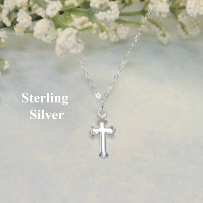 Collectables America - Collier en argent sterling avec croix STG-281