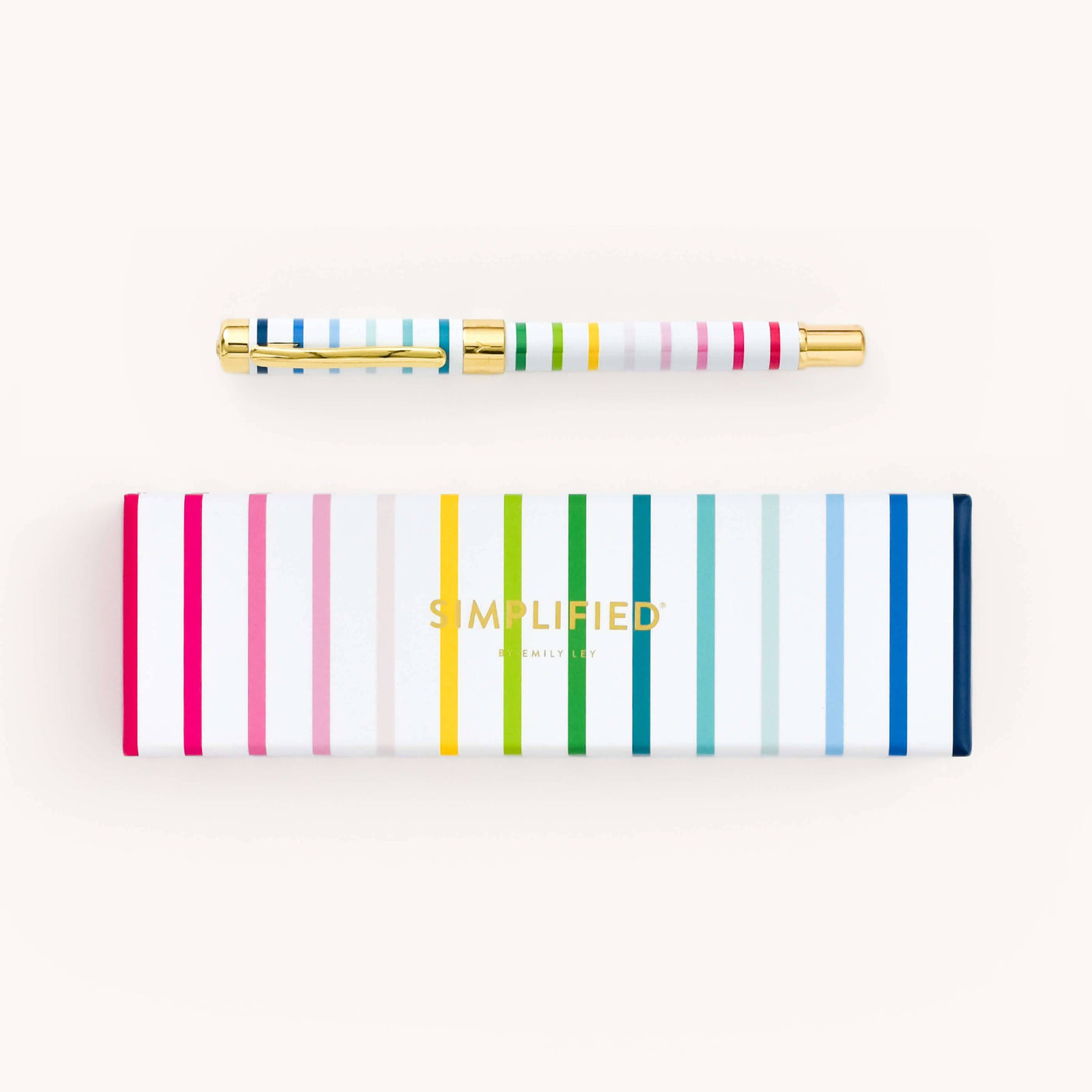 Simplifié par Emily Ley - Stylo, Happy Stripe®