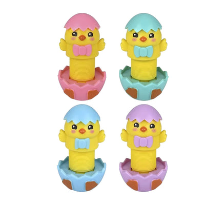 Easter Chick Fidget Pop Tube Kids Toy