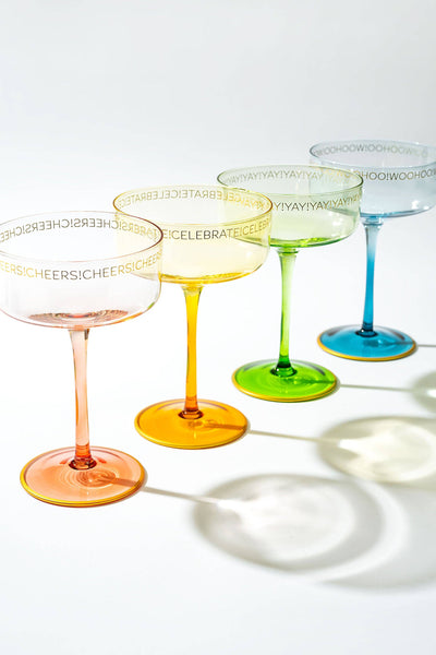 Emergency Confetti - Celebrate! Coupe Glass