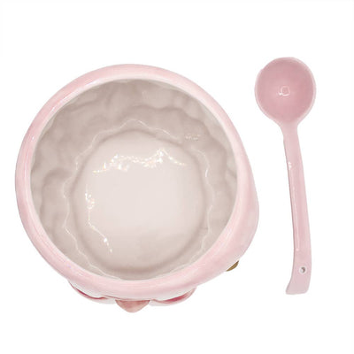 8 Oak Lane - Pink Santa Punch Bowl & Ladle