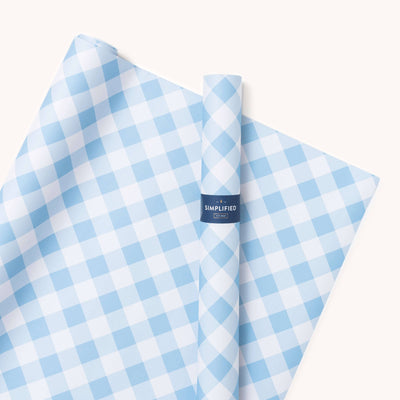 Simplifié par Emily Ley - Feuilles d'emballage cadeau, Carolina Gingham