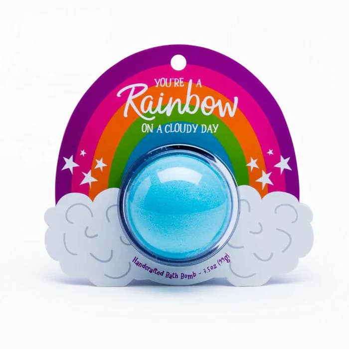 Cait + Co - You're a Rainbow on a Cloudy Day Clamshell Bath Bomb