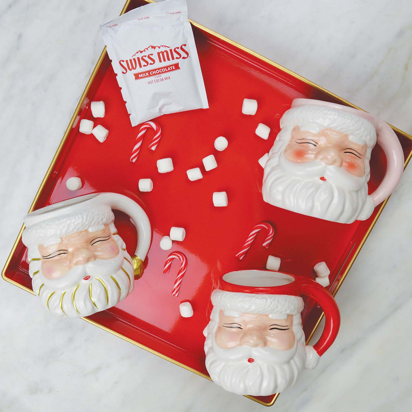 8 Oak Lane - White Santa Mug