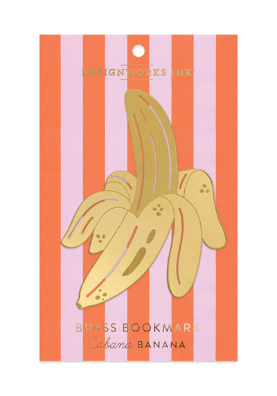 DesignWorks Ink - Metal Bookmark - Cabana Banana