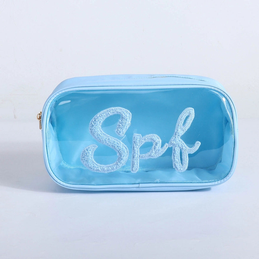 SPF Clear Large Cosmetic Bag