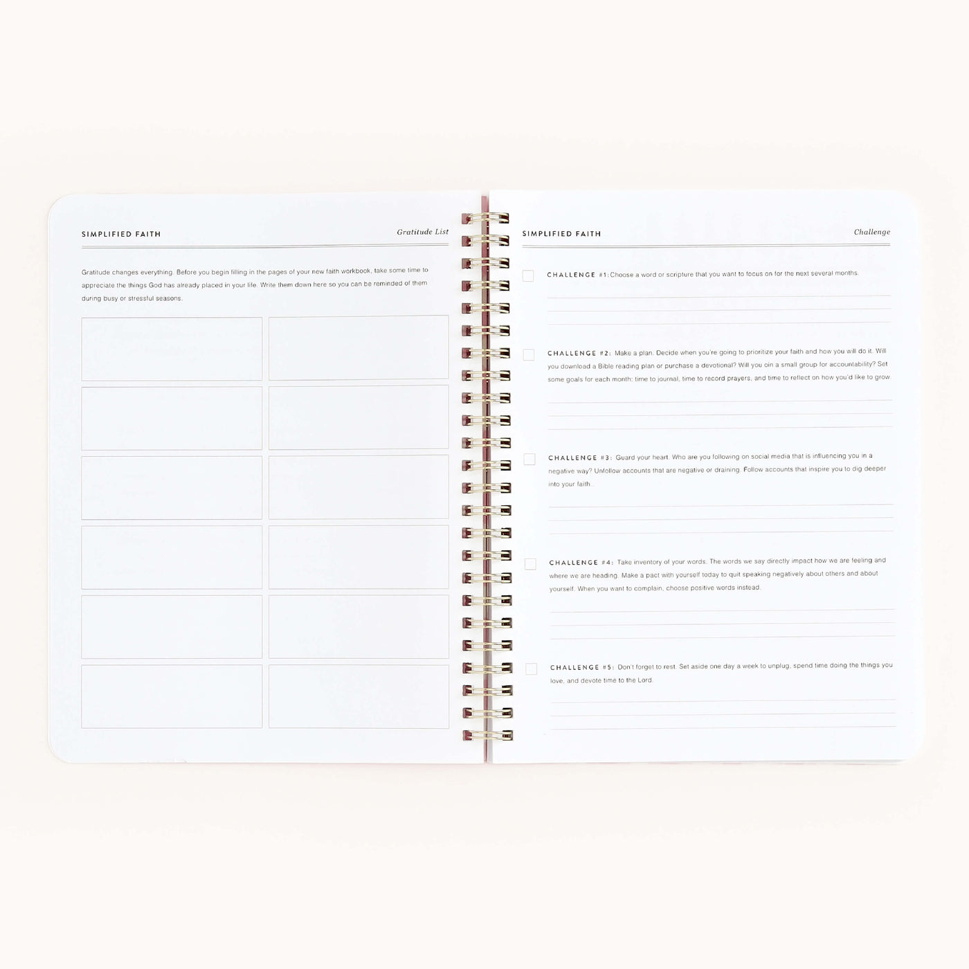 Simplified by Emily Ley - Workbook, Faith