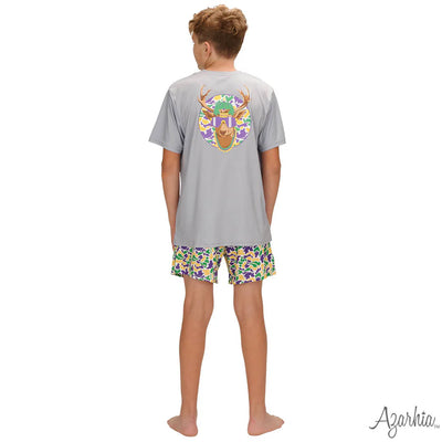 Mardi Gras Camo Billy Short