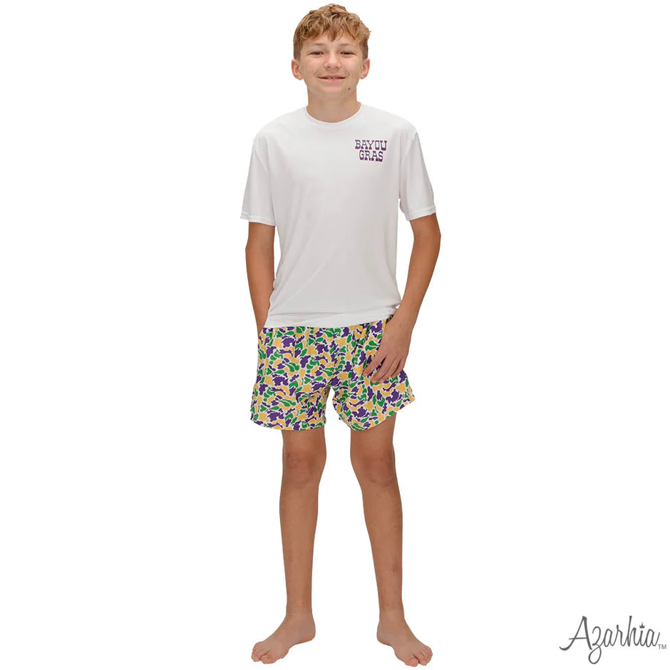 Mardi Gras Camo Billy Short