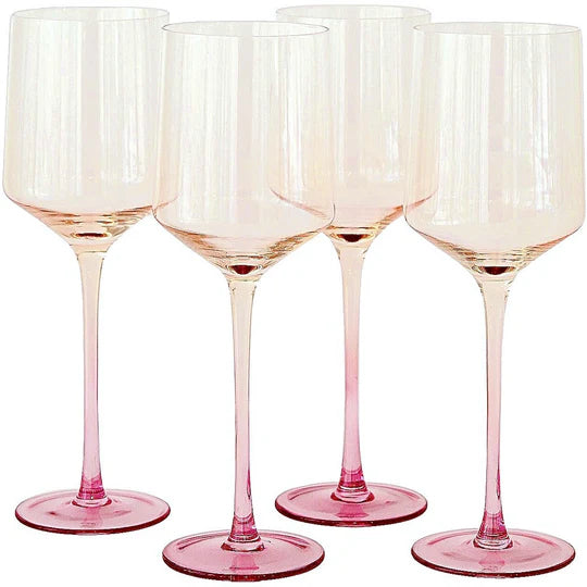 Verres à vin Flora - Lot de 4