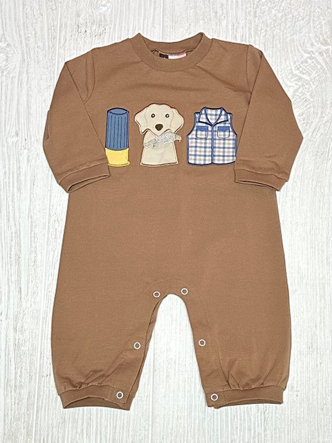 Bird Hunting Boys Romper