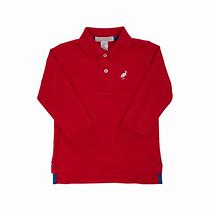 Prim and Proper Polo Ls- Richmond Red