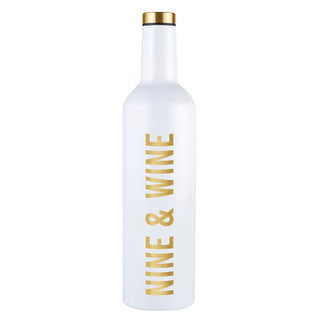 "Nine and Wine" Insulated Wine Bottle