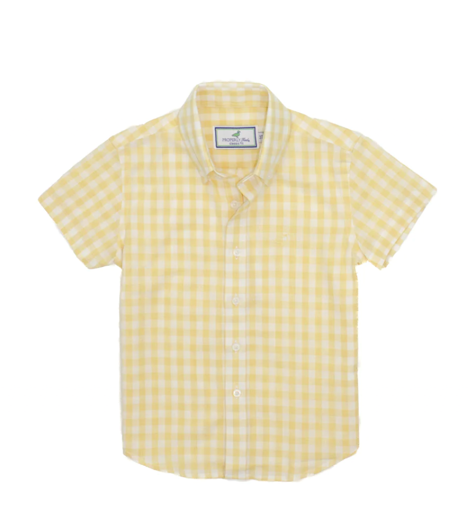 Harbor Shirt SS Light Yellow