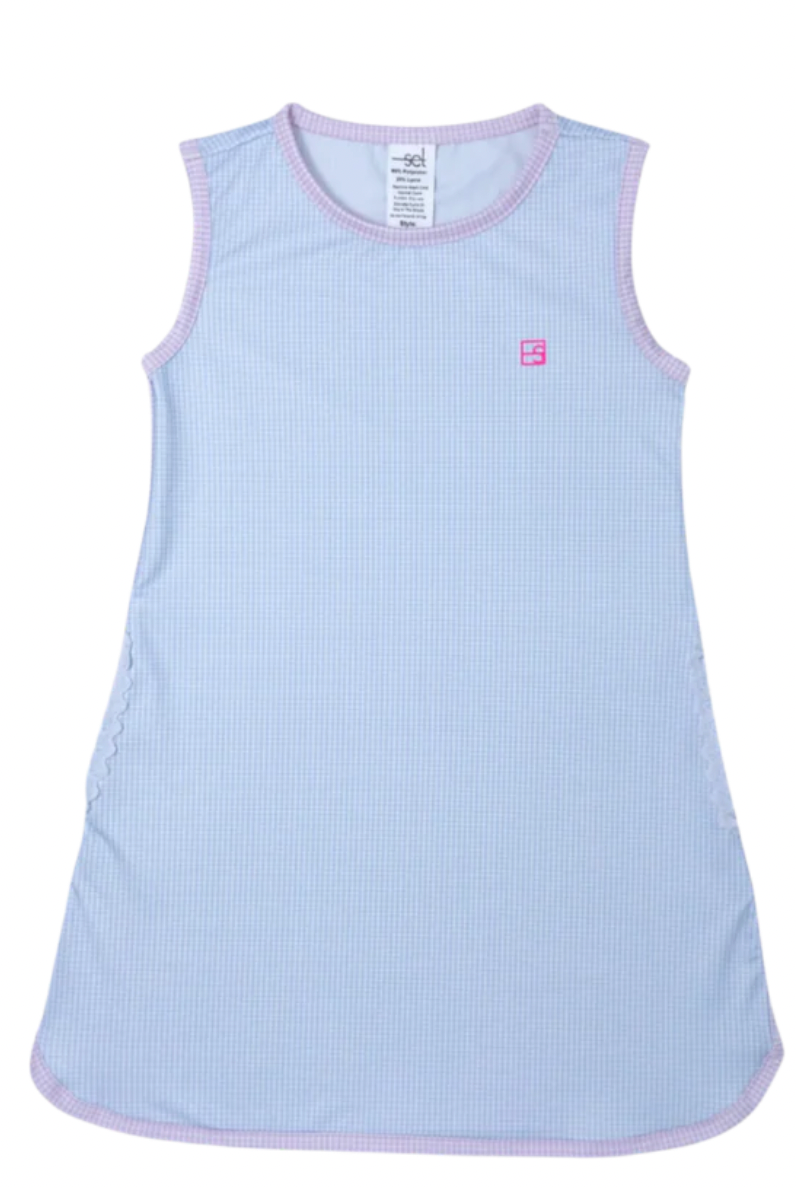 Tinsley Tennis Dress Blue MG/Pink MG