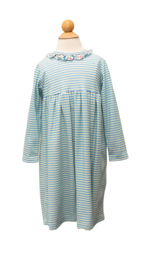 CiCi Dress-Blue/Green-Tyne Floral