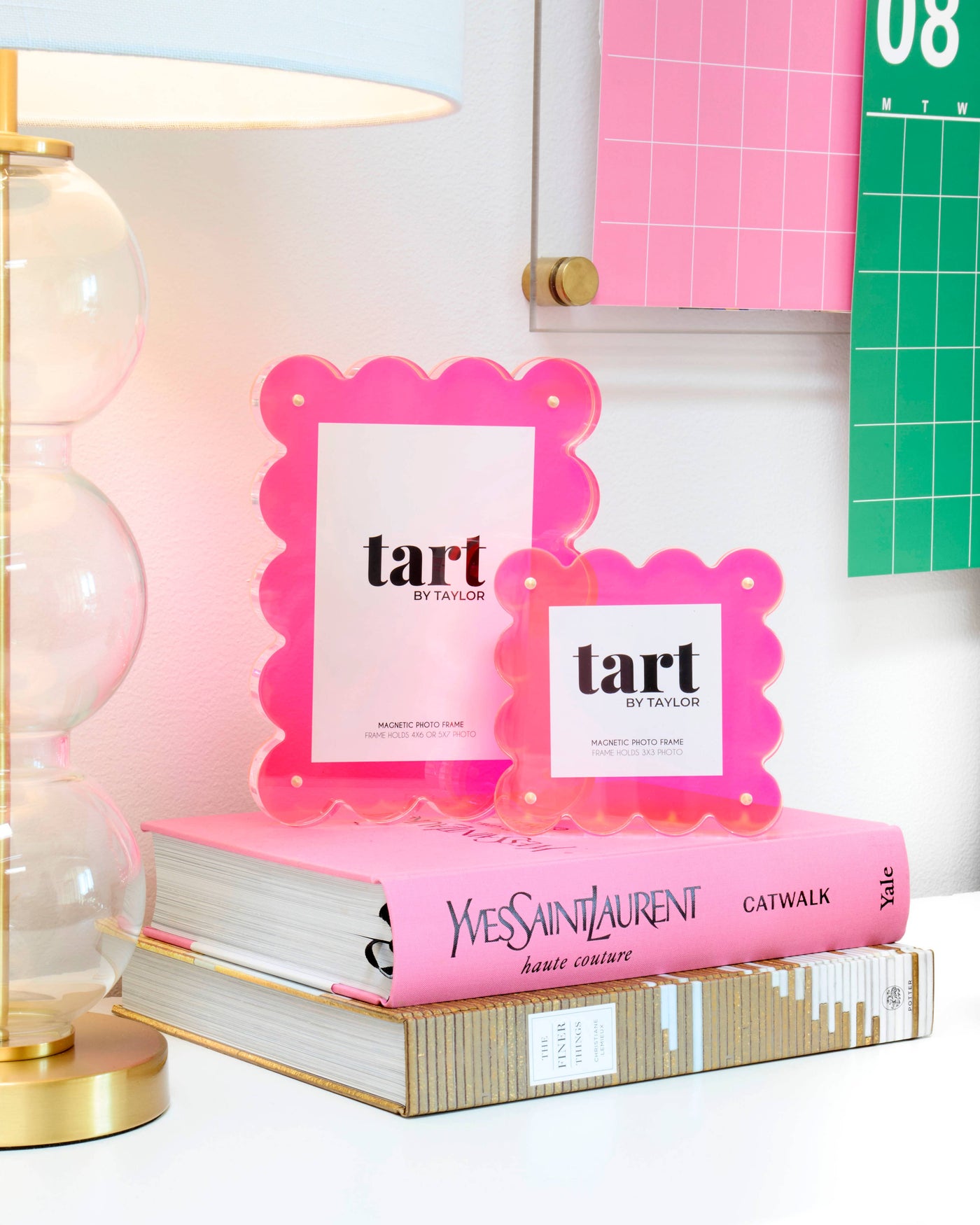 Tart By Taylor - Neon Pink Mini Acrylic Picture Frame