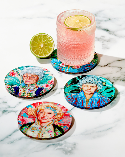 Tart By Taylor - Golden Gals (Set of 4) Coasters