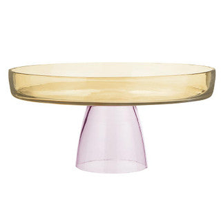 Pink Cake Stand - 9.5"