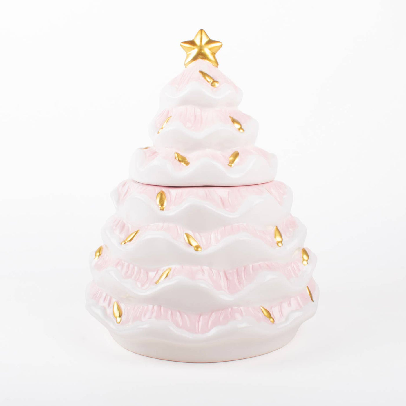 8 Oak Lane - Pink Tree Cookie Jar