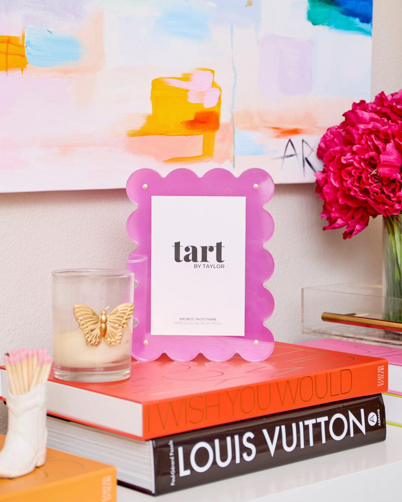 Tart By Taylor - Fuchsia Acrylic Picture Frame