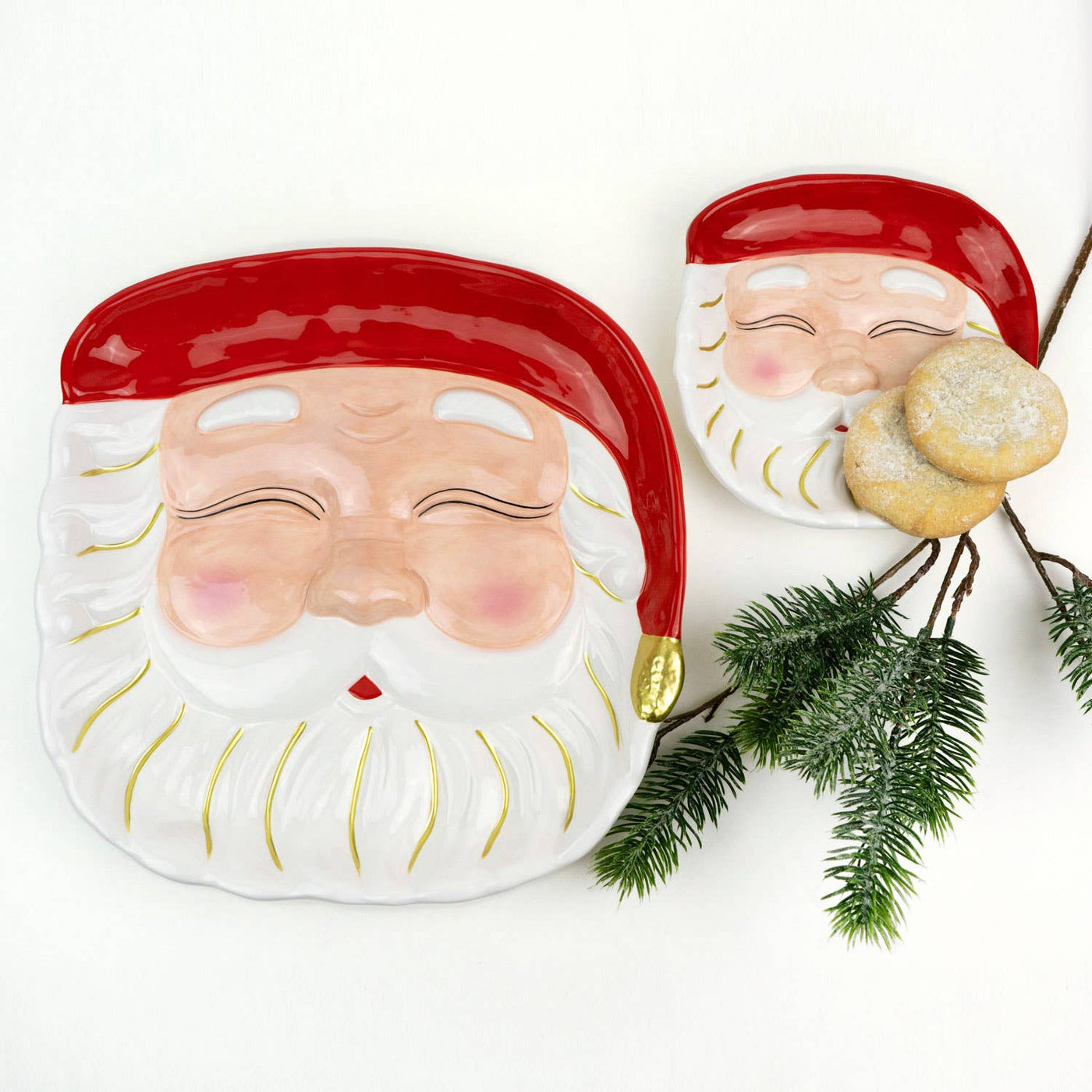 8 Oak Lane - Red Santa Platter